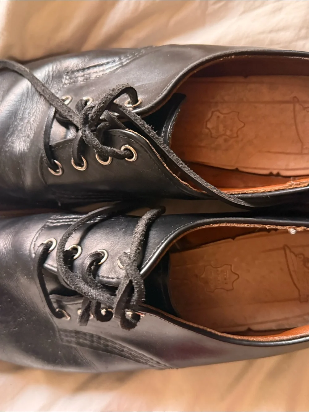 Red Wing 8002 Black Leather Work Oxfords - Men’s Size 11 D - Made in USA